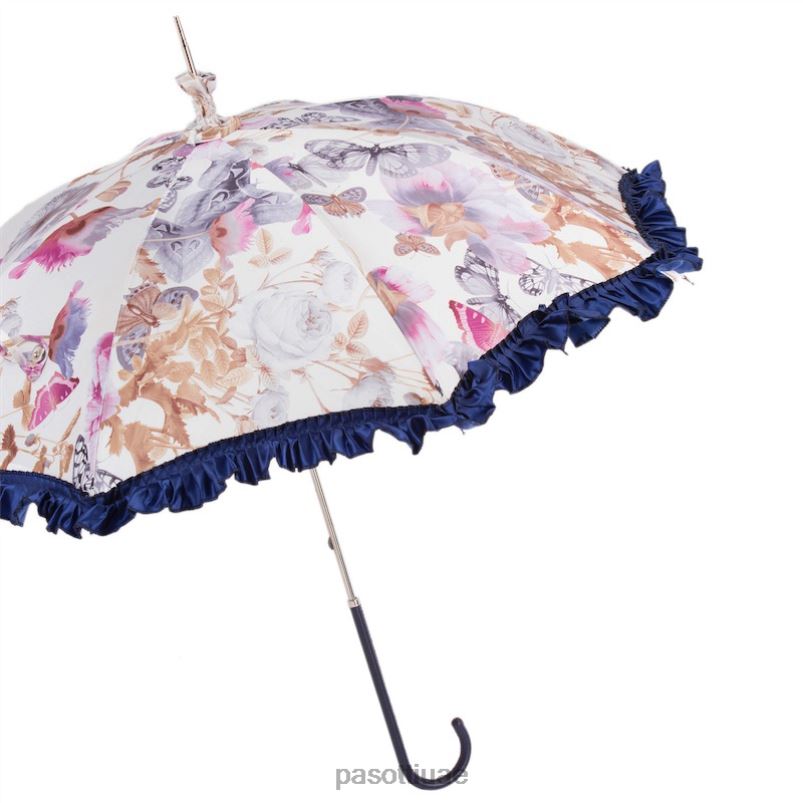 مظلة | 353ni 58979-4 d1 - مظلة فراشات ذات طراز عتيق تفتح يدويًا، مقاومة للمطر PASOTTI Z446V638